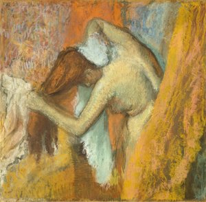 Frau bei ihrer Toilette von Edgar Degas