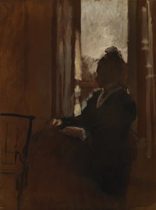 Frau am Fenster, ca. 1871-2 von Edgar Degas