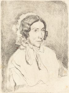 Frau mit Rüschenhaube von Edgar Degas