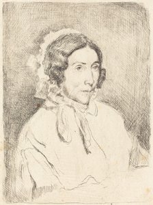 Frau mit Rüschenhaube von Edgar Degas