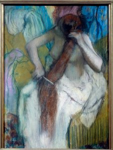 Frau beim Frisieren von Edgar Degas