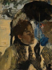 Frau mit Sonnenschirm, ca. 1880