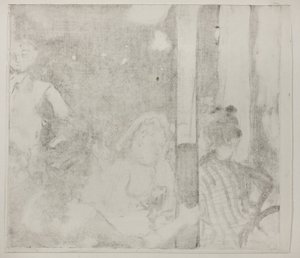 Frauen vor einem Café, Abend, ca. 1877 von Edgar Degas