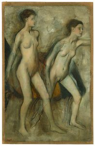 Junge spartanische Mädchen provozieren Jungen von Edgar Degas