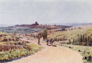 Nordspanien: Avila, vom Nordwesten von Edgar T. A. Wigram