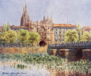 Nordspanien: Burgos, Arco Sta Maria von Edgar T. A. Wigram