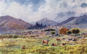 Nordspanien: Escorial, von Osten von Edgar T. A. Wigram