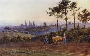 Nordspanien: Santiago de Compostela, von der Lugo-Straße von Edgar T. A. Wigram