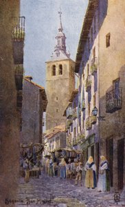 Nordspanien: Segovia, Kirche San Miguel von Edgar T. A. Wigram