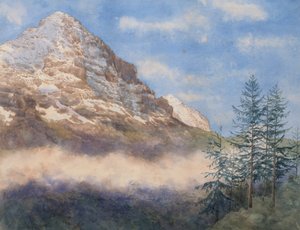 Der Eiger und Schneehorn von Edith A. Paine