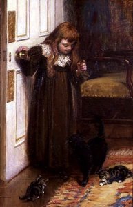 Mit den Kätzchen spielen von Edith F. Grey
