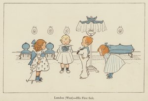 London (West), sein erster Anzug von Edith Farmiloe