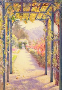 Eine italienische Pergola