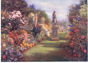 Grasweg in Hampton Court, aus 