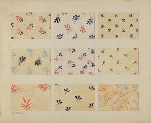 Gedruckte Quilt-Flicken von Edith Magnette