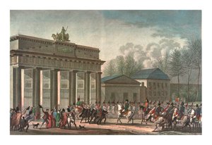 Einzug der Franzosen in Berlin, 27. Oktober 1806, um 1850