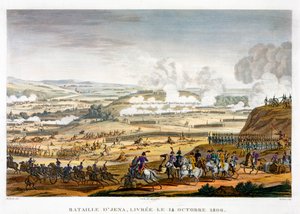 Die Schlacht von Jena, Deutschland, 14. Oktober 1806 von Edme Bovinet