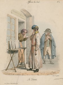Affaires du jour - die Lotterie von Edme Jean Pigal