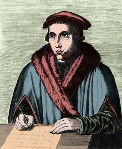 Porträt von Juan Luis Vives (1492-1540), spanischer Humanist und Philosoph von Edme de Boulonois