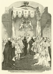 Kapitel des Hosenbandordens, Windsor (Gravur) von Edmond (after) Morin