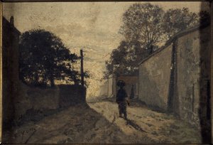 Rue Saint-Vincent in Montmartre, ca. 1865 von Edmond Charles Yon