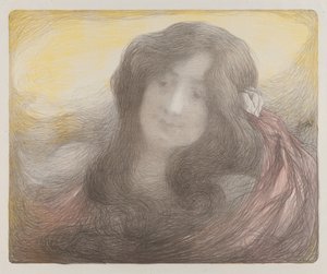 Mädchen mit langem Haar, ca. 1898 von Edmond François Aman Jean