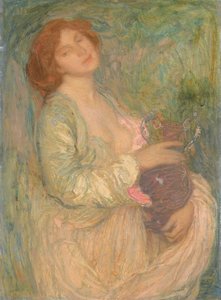 Frau mit Vase, spätes 19. - frühes 20. Jahrhundert von Edmond François Aman Jean