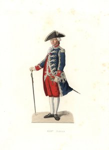 Graf von Vergennes, Hauptmann der Gardes de la Porte du Roi, Frankreich von Edmond Lechevallier Chevignard