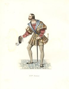 Hofmann von Franz I. (1494-1547) von Edmond Lechevallier Chevignard