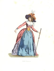 Modische Frau, Frankreich von Edmond Lechevallier Chevignard