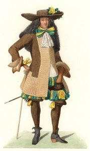 Französischer Gentleman in Zeremonienkleidung von Edmond Lechevallier Chevignard
