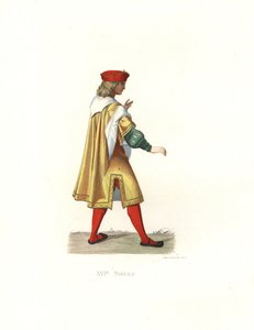 Französischer Kaufmann von Edmond Lechevallier Chevignard