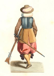 Musketier aus Französisch-Flandern