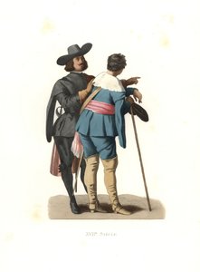 Porträt von zwei Künstlern, Spanien
