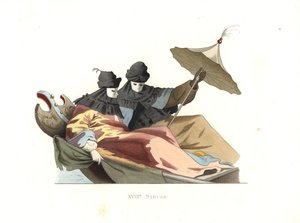 Venezianer mit Bauta-Masken