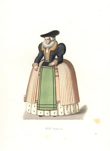Frau aus dem Elsass von Edmond Lechevallier Chevignard
