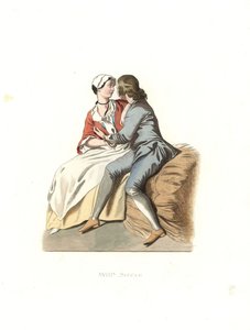 Junge Dorfbewohner, Frankreich