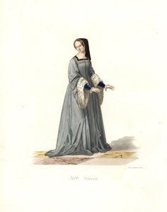 Hofdame am Hof von Franz I. von Edmond Lechevallier Chevignard