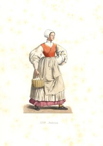 Bäuerin aus Frankreich