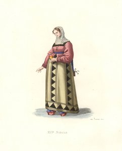 Frau aus Burgos, Spanien