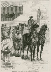Die Londoner Saison - auf dem Weg zum Empfang von Edmond Morin