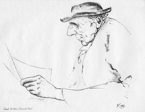 Viscount Cecil, britischer Staatsmann, 1935 von Edmond Xavier Kapp