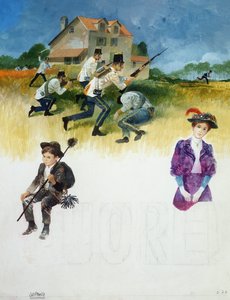 Herz Umschlag, von Edmondo De Amicis, Zeichnung von Edmondo de Amicis