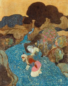 Sindbad der Seefahrer und der Alte Mann vom Meer von Edmund Dulac