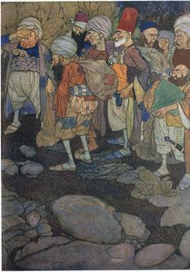 Einige der vierzig Diebe, Illustration aus 