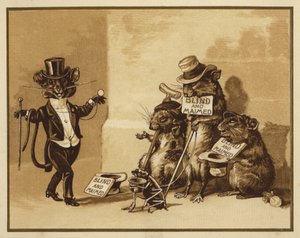 Illustration für Drei blinde Mäuse von Edmund G. Caldwell