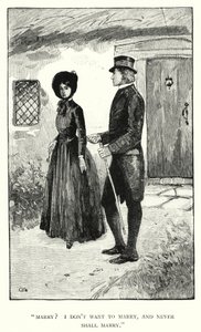 Illustration für Jane Eyre von Charlotte Bronte von Edmund Henry Garrett