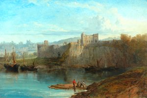 Chepstow Castle am Wye von Edmund John Niemann