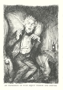 Illustration für R. L. Stevensons Der seltsame Fall des Dr. Jekyll & Mr. Hyde von Edmund Joseph (after) Sullivan