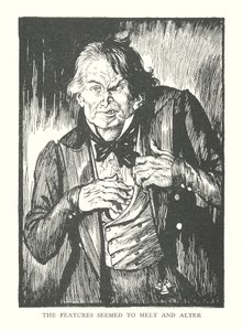 Illustration für R. L. Stevensons Der seltsame Fall des Dr. Jekyll und Mr. Hyde von Edmund Joseph (after) Sullivan